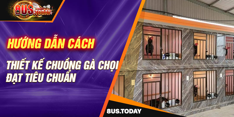 Hướng dẫn cách thiết kế chuồng gà chọi đạt tiêu chuẩn